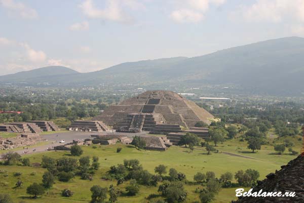 Пирамиды Теотиуакан, Мексика.